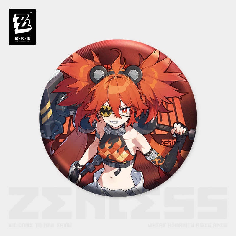 [Pre-Order] Illustration Series Tinplate Badges Belobog Heavy Industries | Zenless Zone Zero (Oct 2024)