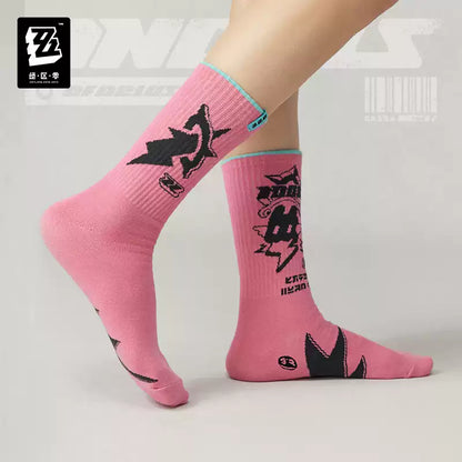 [Pre-Order] Sān-Z STUDIO Angels of Delusion Printed & Embroidered Socks Set | Zenless Zone Zero (Nov 2026)