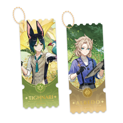 [Official Merchandise] Forest Adventure Series: Acrylic Standee & Quicksand Acrylic Laser Ticket | M&G Stationery X Genshin Impact