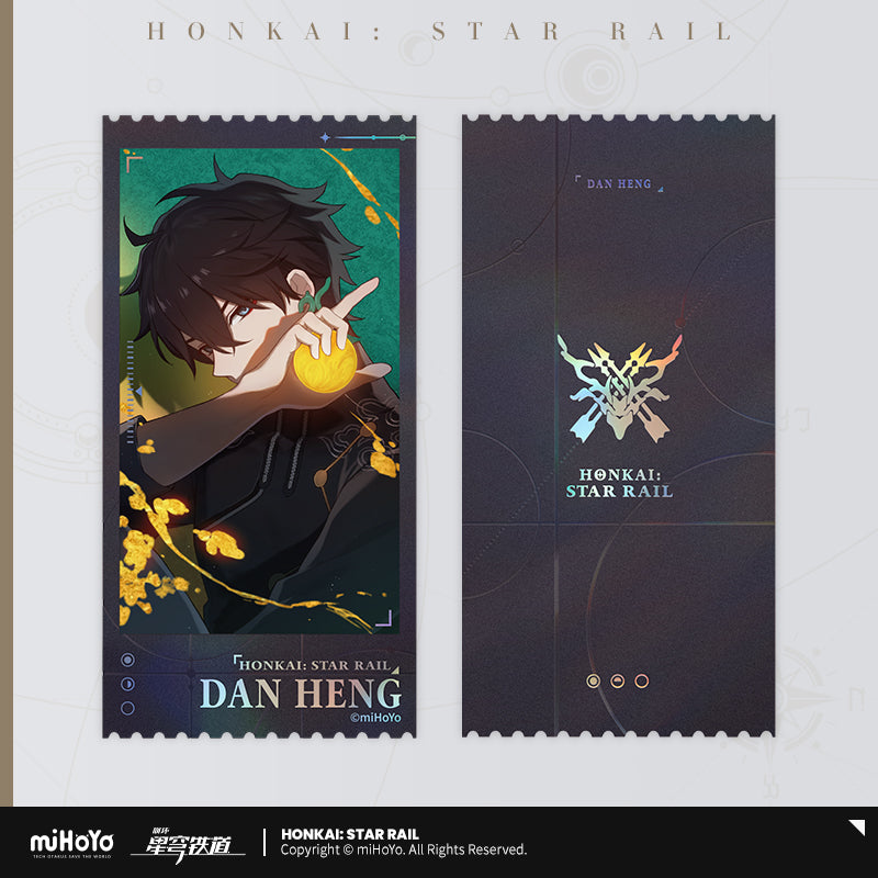 [Official Merchandise] Honkai: Star Rail Departure Countdown Holographic Commemorative Ticket Set