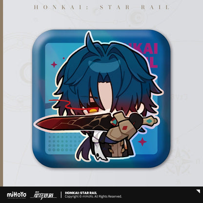 [Pre-Order] Pom-Pom Exhibition Hall Series: Square Badges | Honkai: Star Rail (June 2024)