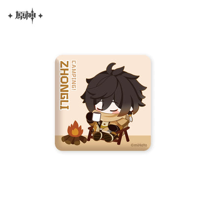 [Official Merchandise] Go Camping! Series: Square Badges | Genshin Impact