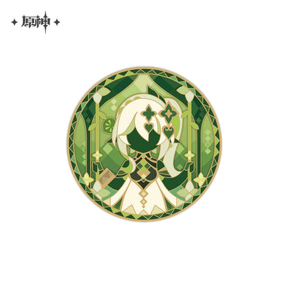 [Official Merchandise] Iridescence Invitation Series Metal Badge | Genshin Impact