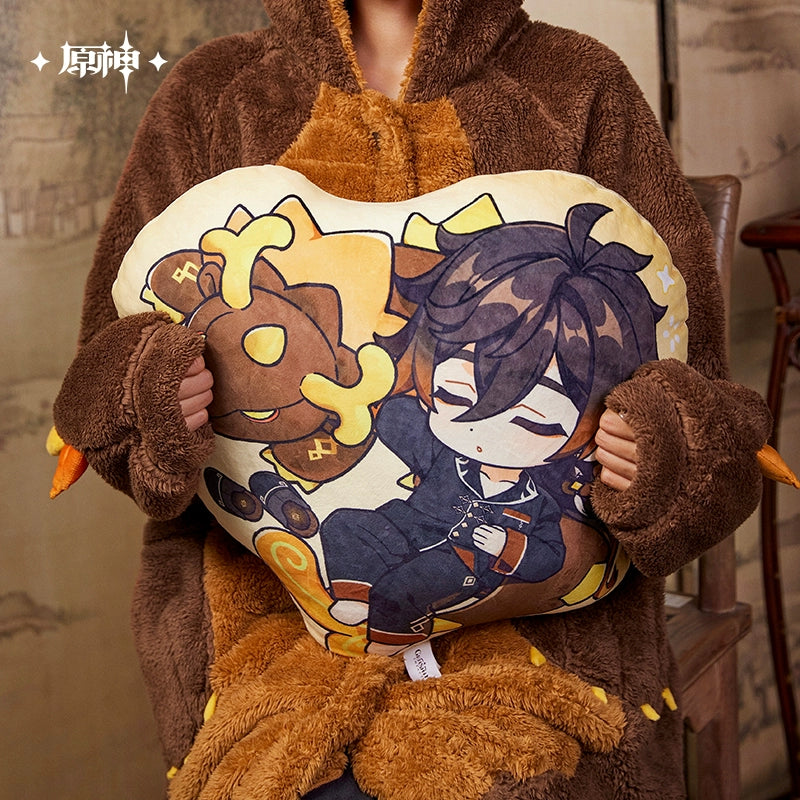 [Pre-Order] Zhongli Theme Impression Series Chibi Shaped Pillow | Genshin Impact (Dec 2024)