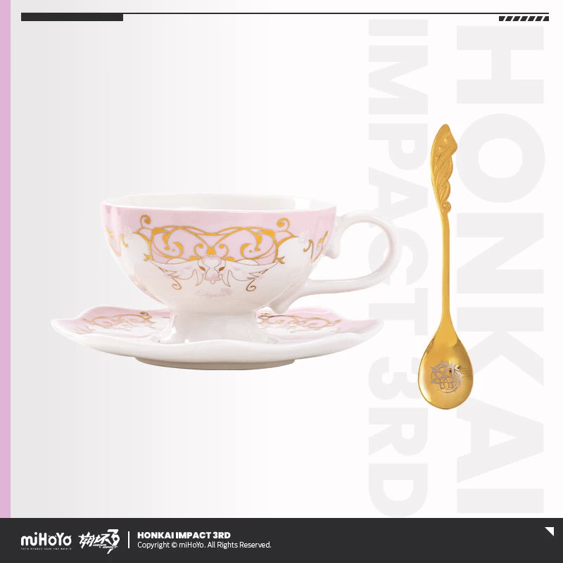 [Official Merchandise] Spotless Leisure Elysia Impression Cup and Saucer Set | Honkai Impact 3rd