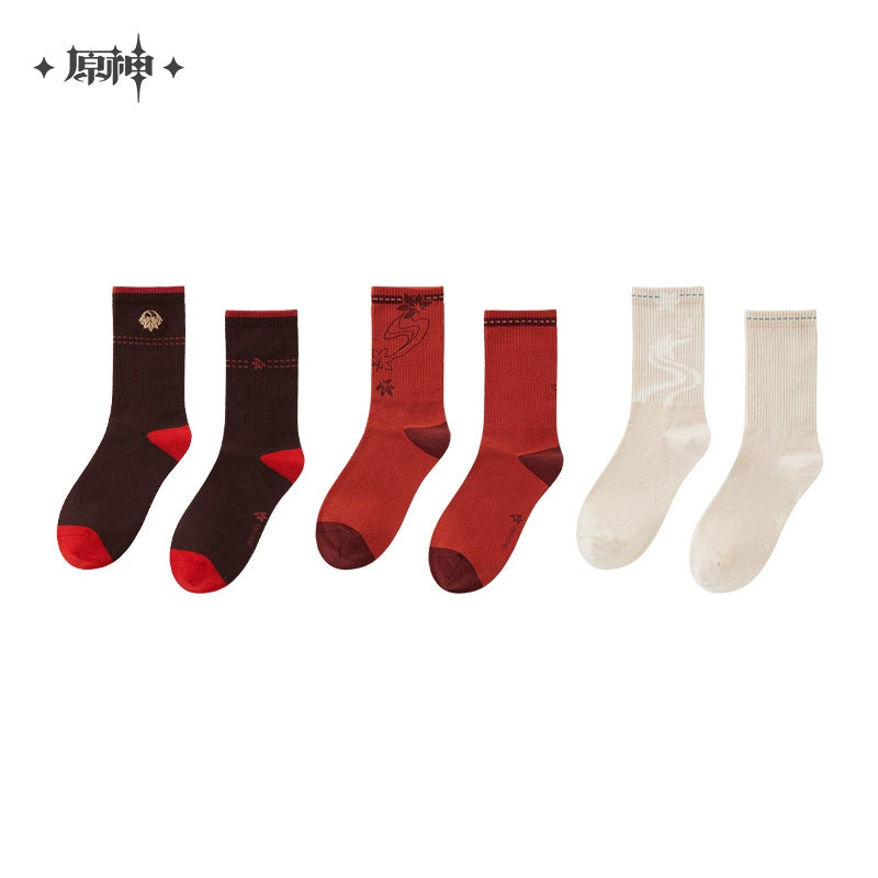 [Pre-Order] Kaedehara Kazuha Theme Impression Series Crew Socks | Genshin Impact (Dec 2024)