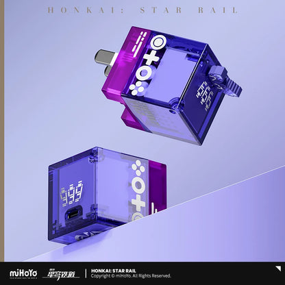 [Pre-Order] Wolf Cub Pixel Series Fast Charging Adapter & Fast Charging Data Cable | Honkai: Star Rail (Within 200 Days)