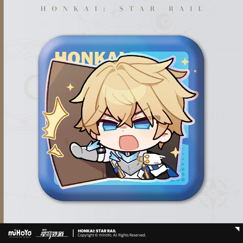 [Pre-Order] Pom-Pom Exhibition Hall Series: Square Badges | Honkai: Star Rail (June 2024)