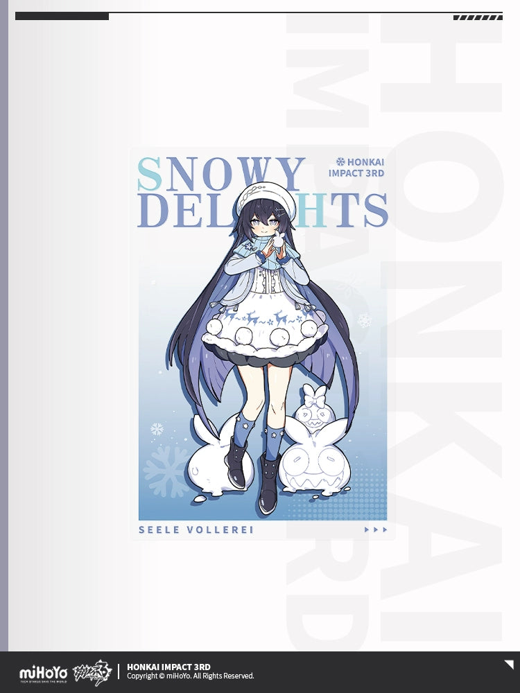 [Pre-Order] Silver Winter Fun Series PET Postcard Set | Honkai Impact 3rd (Feb 2024)