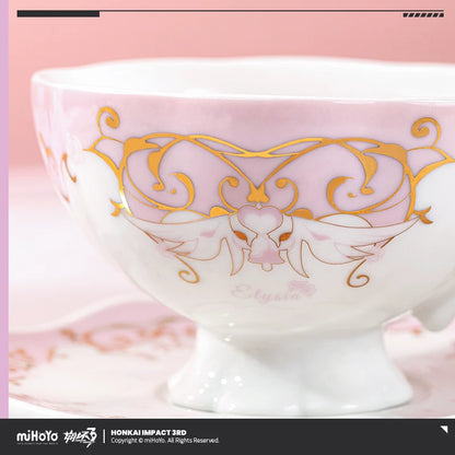 [Official Merchandise] Spotless Leisure Elysia Impression Cup and Saucer Set | Honkai Impact 3rd