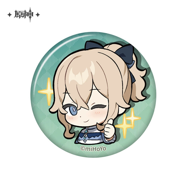 [Official Merchandise] Chibi Emoji Series Badge - Mondstadt | Genshin Impact