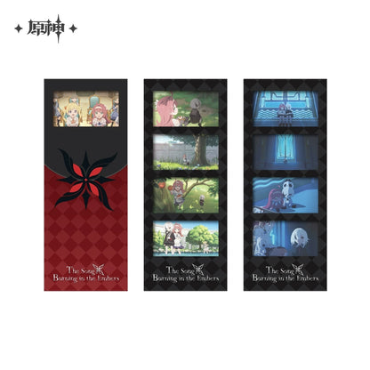 [Pre-Order] The Song Burning in the Embers Series Character Badge / Film Bookmark | Genshin Impact (Nov 2024)