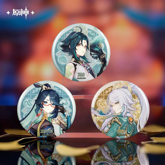 [Pre-Order] Liyue Harbor Theme Series Character Badge - New Craft | Genshin Impact (June 2026)