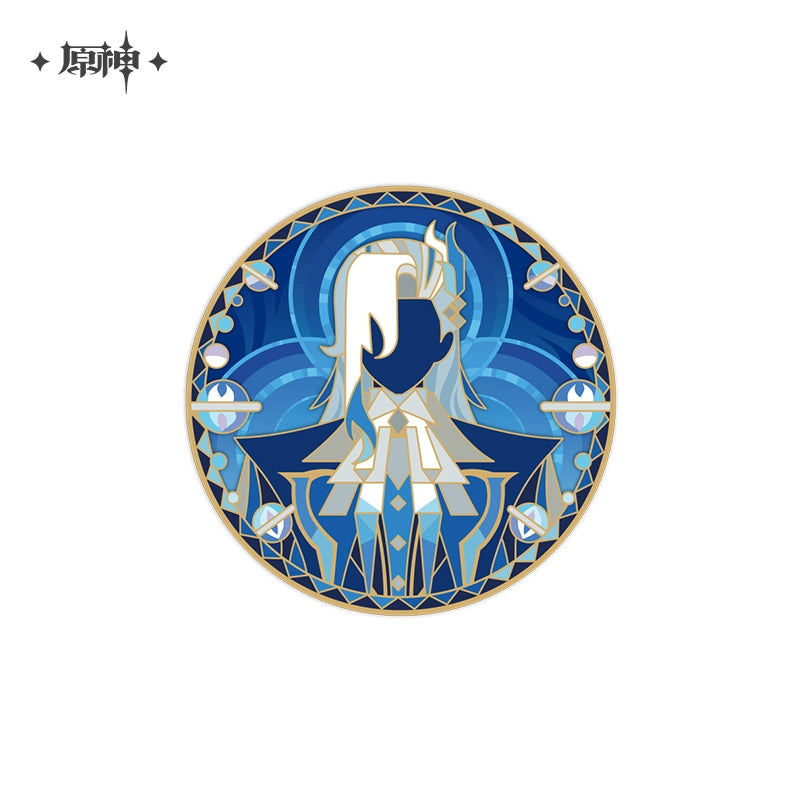 [Official Merchandise] Iridescence Invitation Series Metal Badge | Genshin Impact