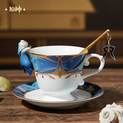 [Official Merchandise] "Ordainer of Inexorable Judgment" Neuvillette Impression Afternoon Tea Cup and Saucer Set | Genshin Impact