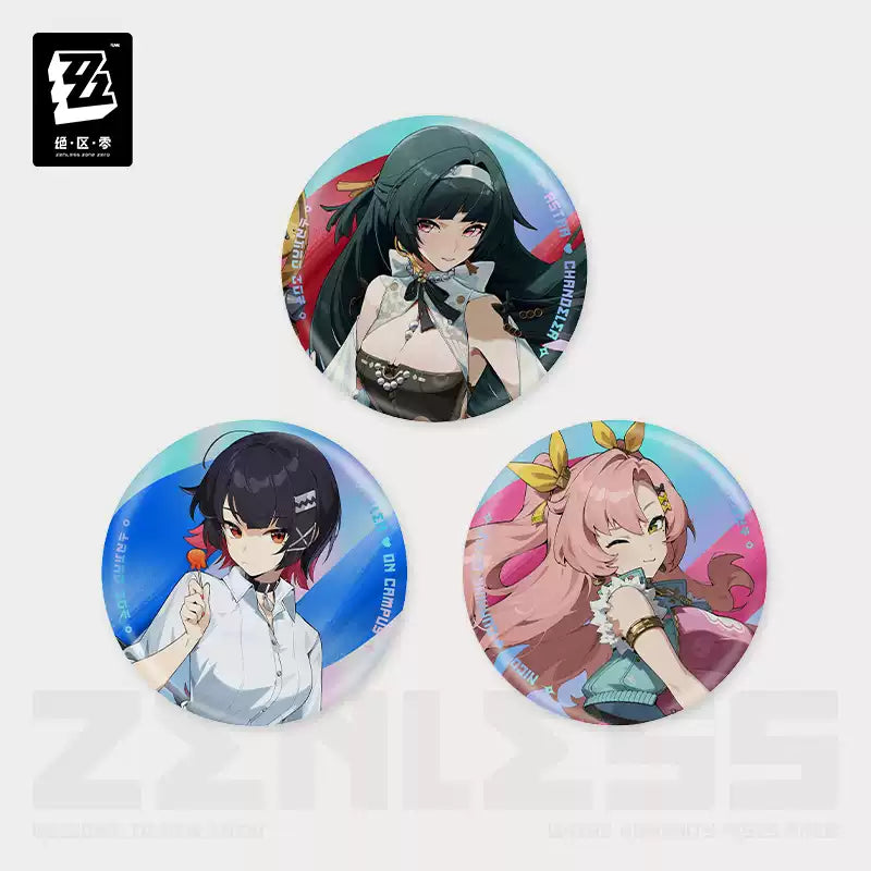 [Official Merchandise] Eridu Fashion Series Tinplate Badge | Zenless Zone Zero