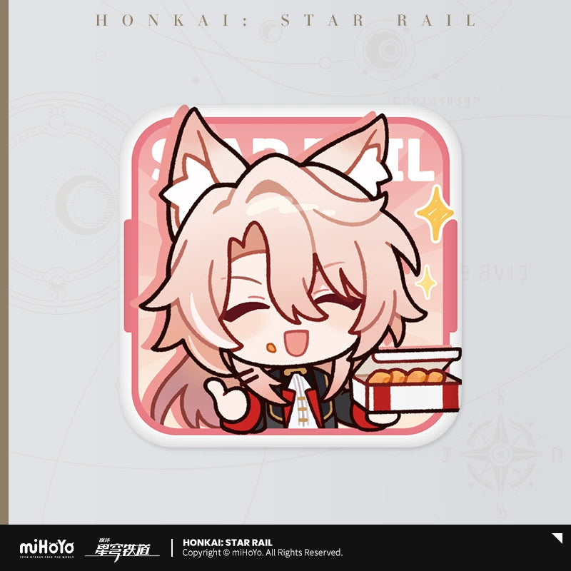 [Official Merchandise] KFC Series Chibi Sticker Pack Tinplate Badge | Honkai: Star Rail