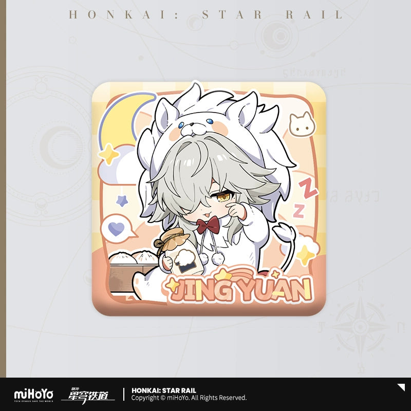 [Pre-Order] Boys’ Dormitory Series Chibi Square Badge | Honkai: Star Rail (Within 200 Days)