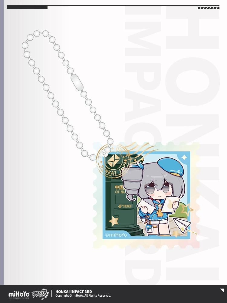 [Official Merchandise] Bridge of Letters Series Stamp Acrylic Keychains | Honkai Impact 3rd