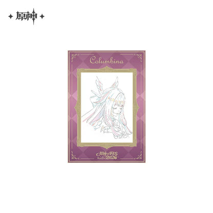 [Official Merchandise] FES2026 Series Original Art Diffraction Card Set | Genshin Impact