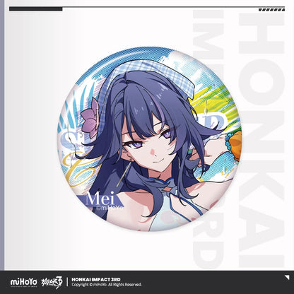 [Pre-Order] Summer Cruise Series Vol.6 Tinplate Badge | Honkai Impact 3rd (Within 200 Days)