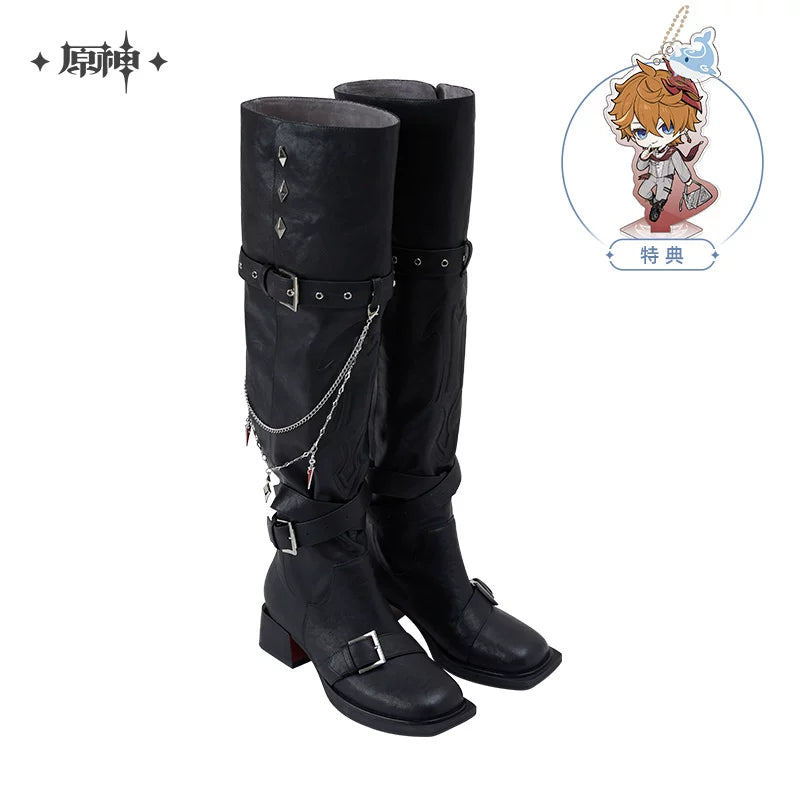 [Pre-Order/Limited] Tartaglia Theme Impression Series Over Knee Fold Over Long Boots | Genshin Impact (July 2026)
