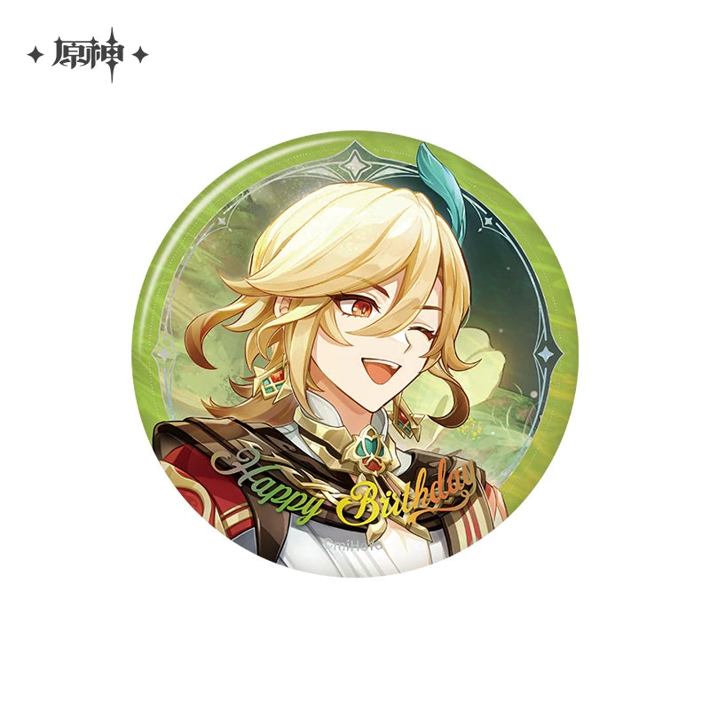 [Pre-Order] Birthday Series Character Badges 2025 Vol.2 | Genshin Impact (May 2026)