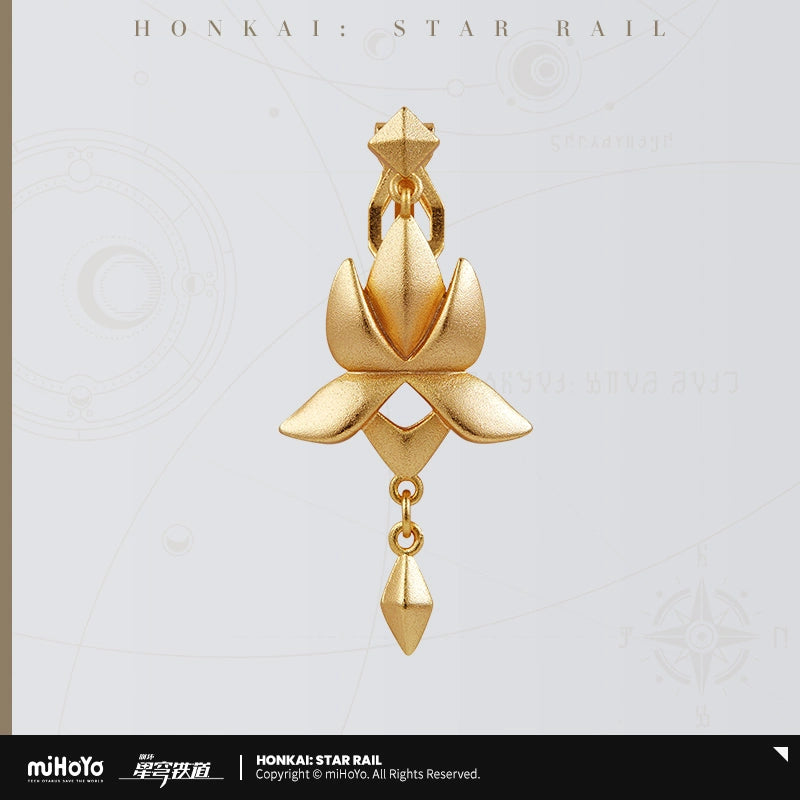 [Pre-Order] Dan Heng • Imbibitor Lunae Theme Impression Series Water Lotus Clip-On Earrings | Honkai: Star Rail (March 2025)