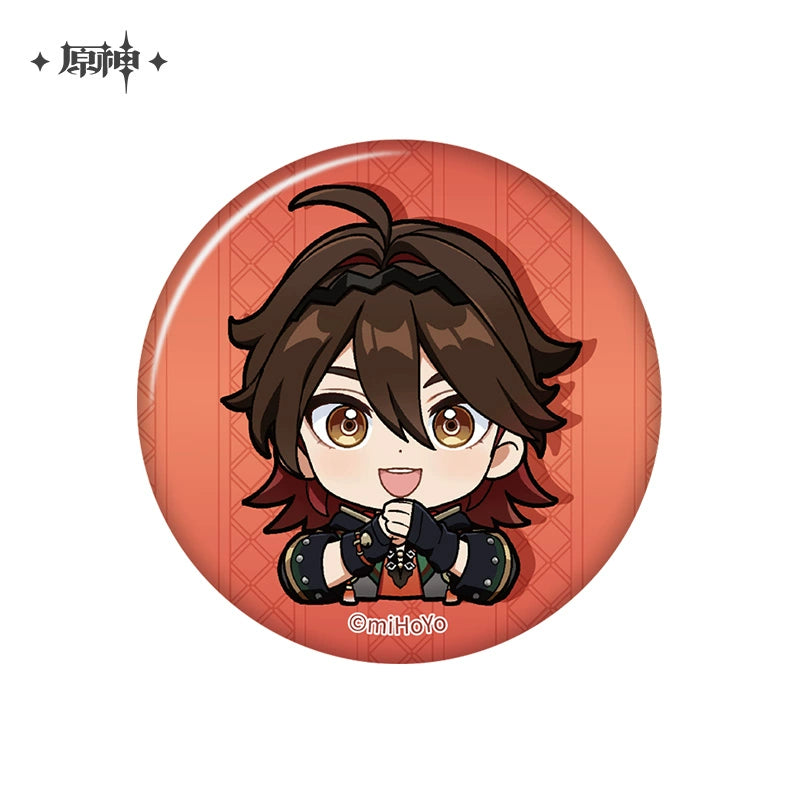 [Official Merchandise] Chibi Emoji Series Badge - Liyue Harbor | Genshin Impact