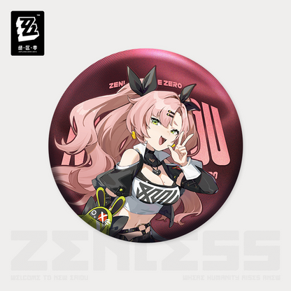 [Pre-Order] Illustration Series Tinplate Badges Cunning Hares | Zenless Zone Zero (Oct 2024)