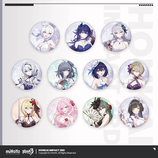 [Pre-Order] Honkai Impact 3rd 10th Anniversary Tinplate Badge Blind Box (Within 200 Days)