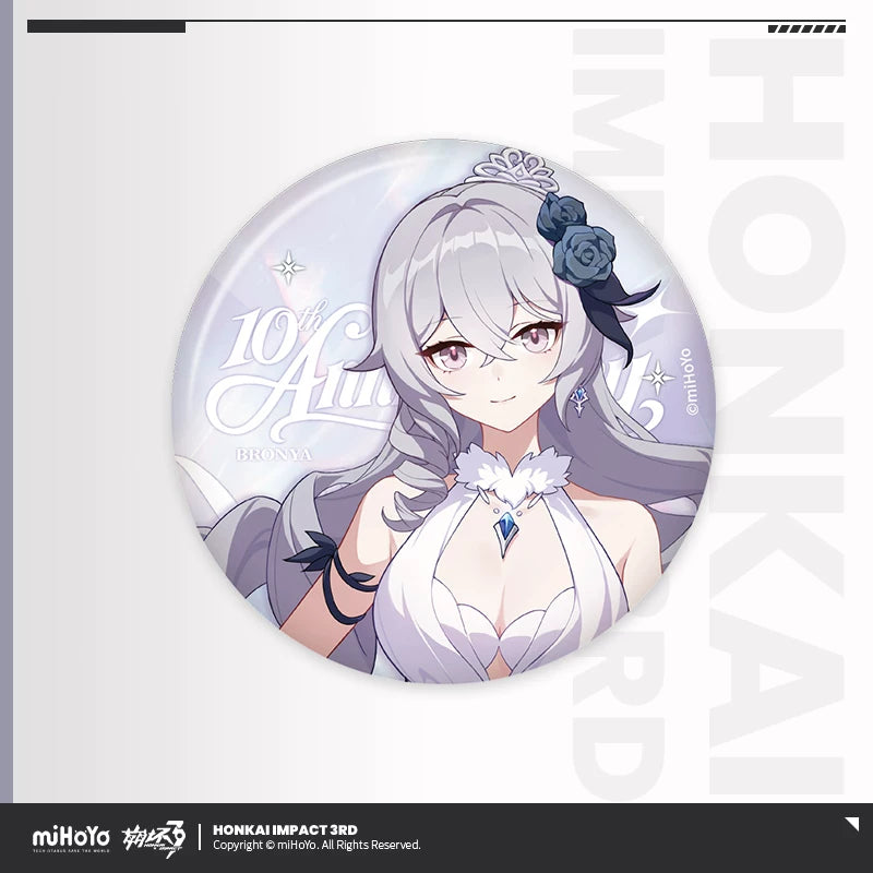 [Pre-Order] Honkai Impact 3rd 10th Anniversary Tinplate Badge Blind Box (Within 200 Days)