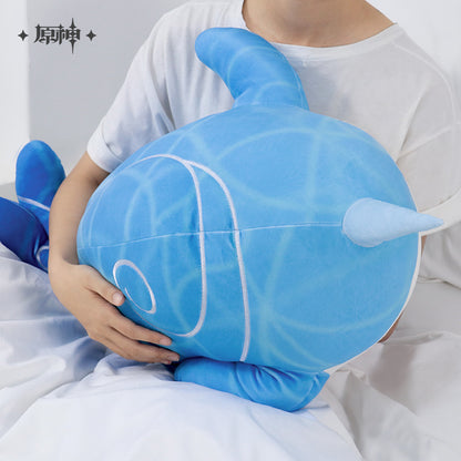 [Official Merchandise] Tartaglia’s Whale Monoceros Caeli Plush Throw Pillow | Genshin Impact