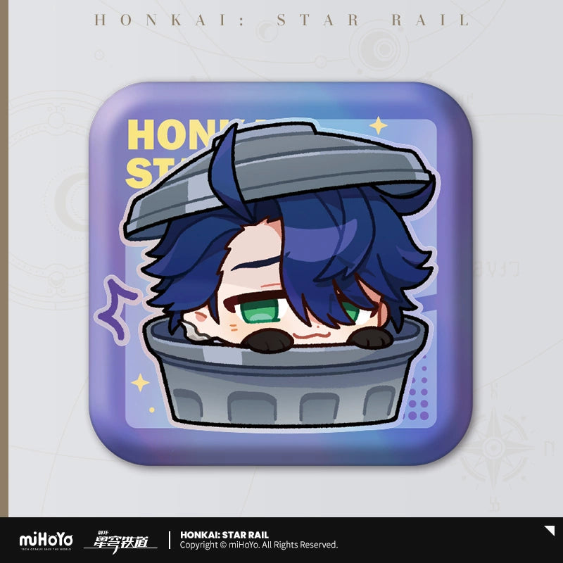 [Pre-Order] Pom-Pom Exhibition Hall Series: Square Badges | Honkai: Star Rail (June 2024)