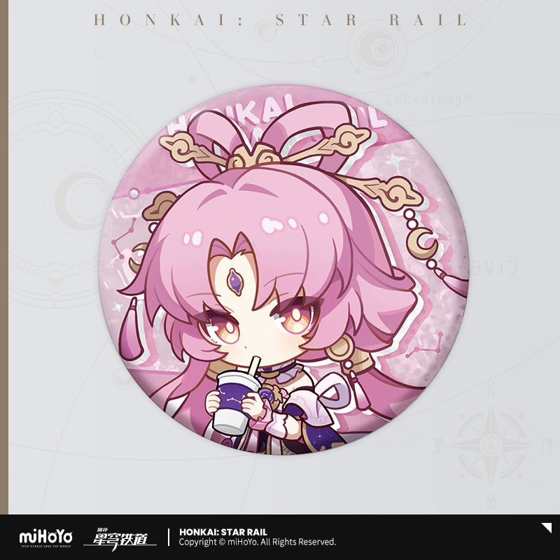 [Official Merchandise] Express Travel Notes Series Chibi Tinplate Badge | Honkai: Star Rail