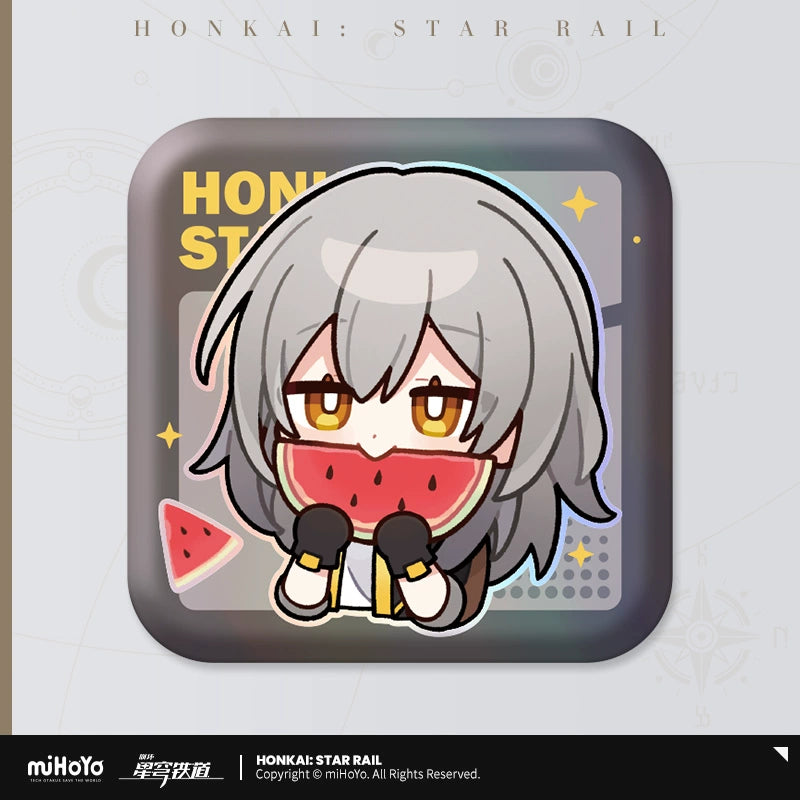 [Pre-Order] Pom-Pom Exhibition Hall Series: Square Badges | Honkai: Star Rail (June 2024)