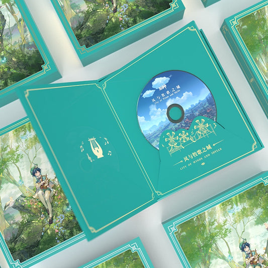 [Official Merchandise] City of Winds and Idylls Mondstadt Original Soundtrack CD Box Set | Genshin Impact