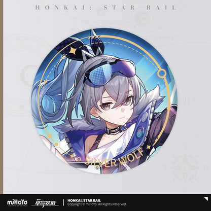 [Official Merchandise] Illustration Series Tinplate Badges - Nihility Path | Honkai: Star Rail