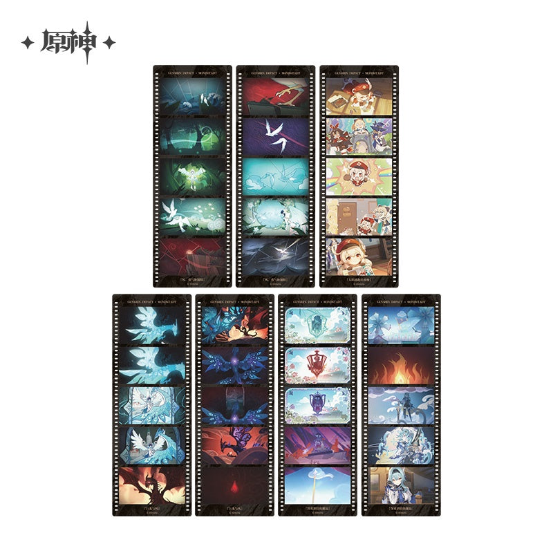 [Official Merchandise] A Glimpse of the World: Imitation Film Bookmark Set | Genshin Impact