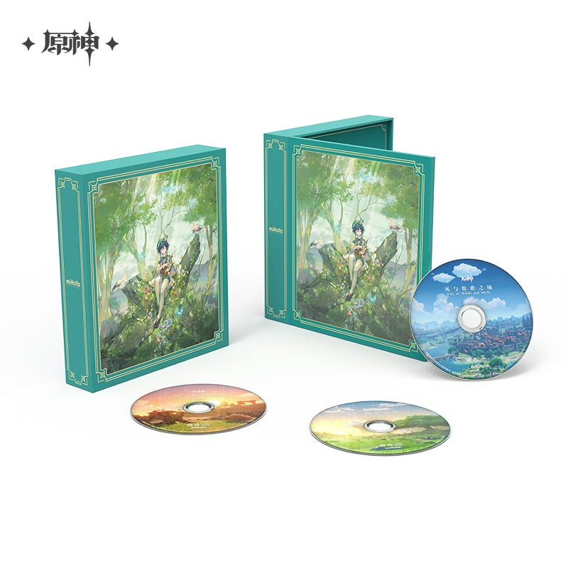 [Official Merchandise] City of Winds and Idylls Mondstadt Original  Soundtrack CD Box Set | Genshin Impact