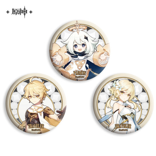 [Official Merchandise] Traveler Themed Character Badge | Genshin Impact