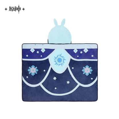 [Official Merchandise] Cryo Abyss Mage Hooded Plush Blanket | Genshin Impact